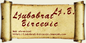 Ljubobrat Birčević vizit kartica